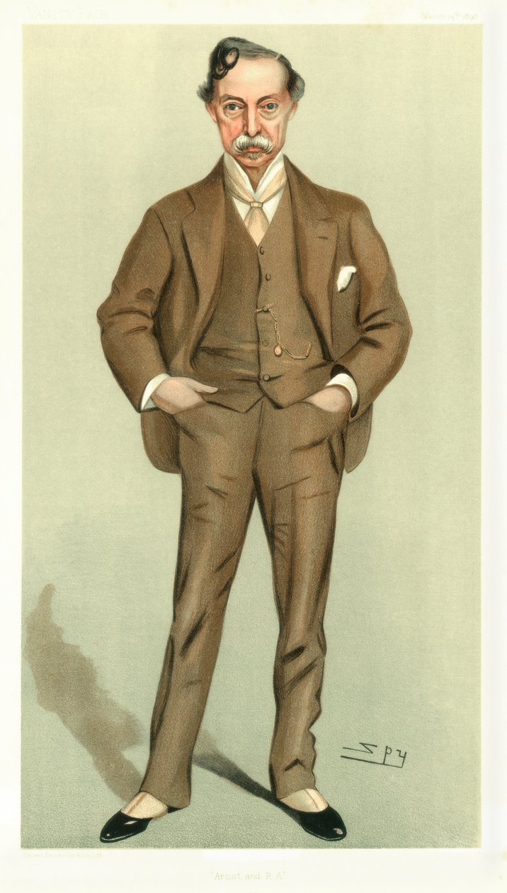 Artist and R A, William Quiller Orchardson, Scottish artist by Leslie Matthew Ward
