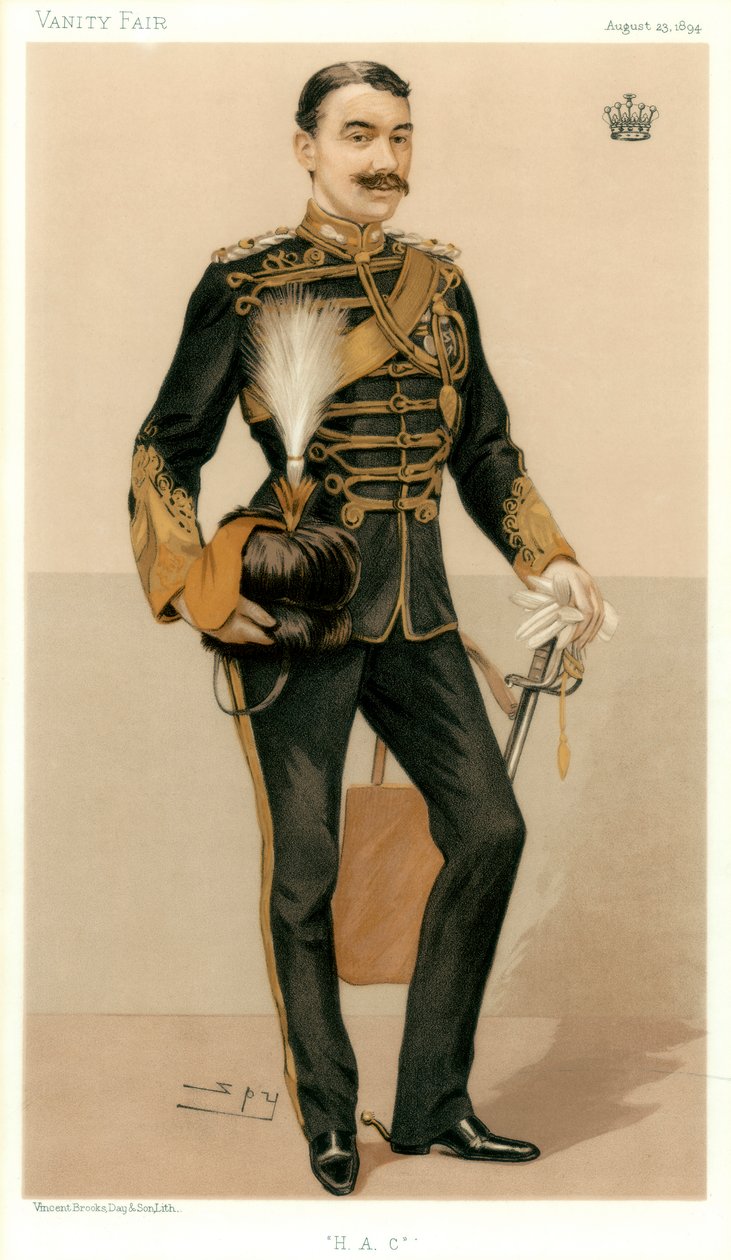 H A C, the Earl of Denbigh, 1894 by Leslie Matthew Ward