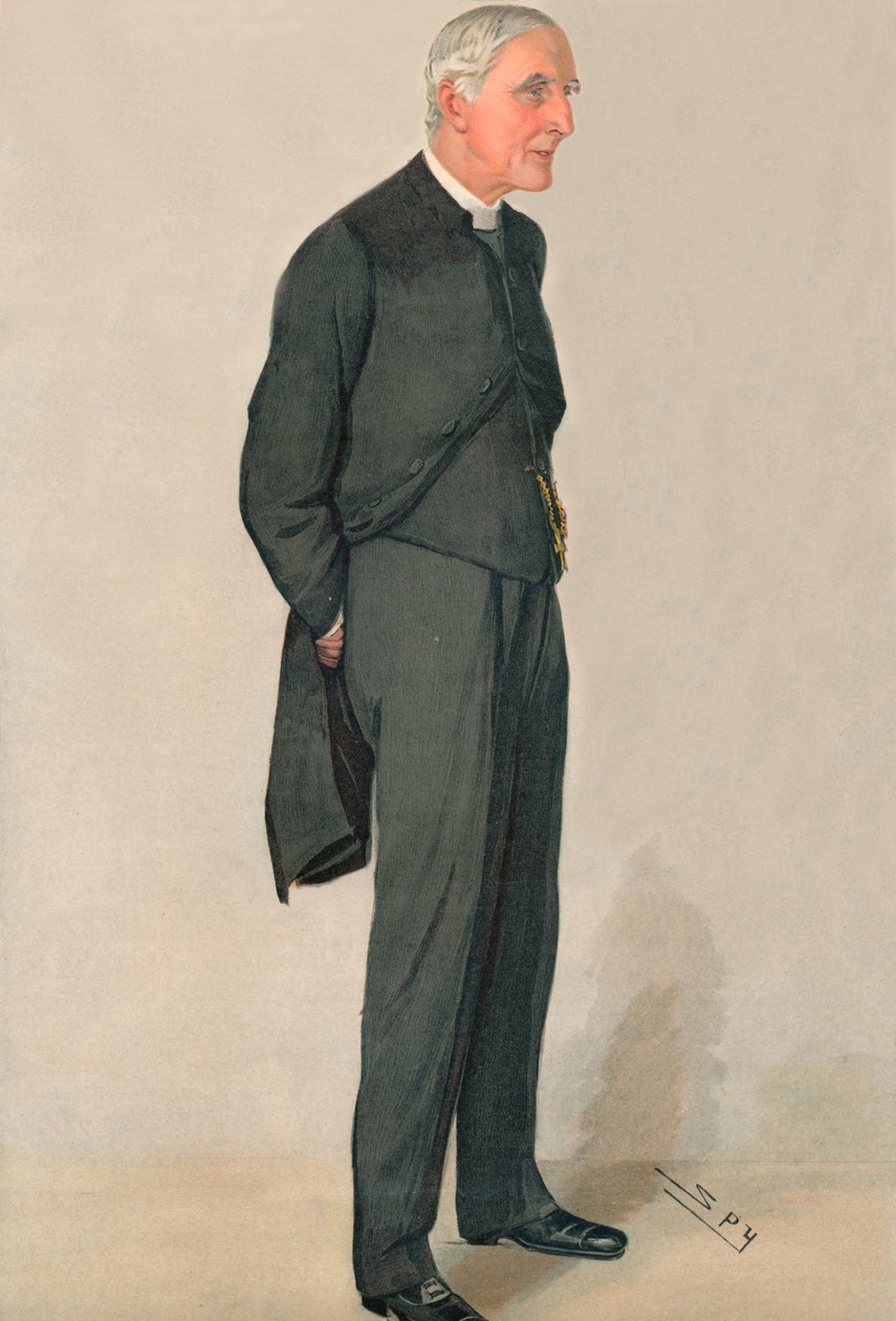 The Rev. Joseph Wood, D.D. Headmaster of Harrow, 1910 by Leslie Matthew Ward