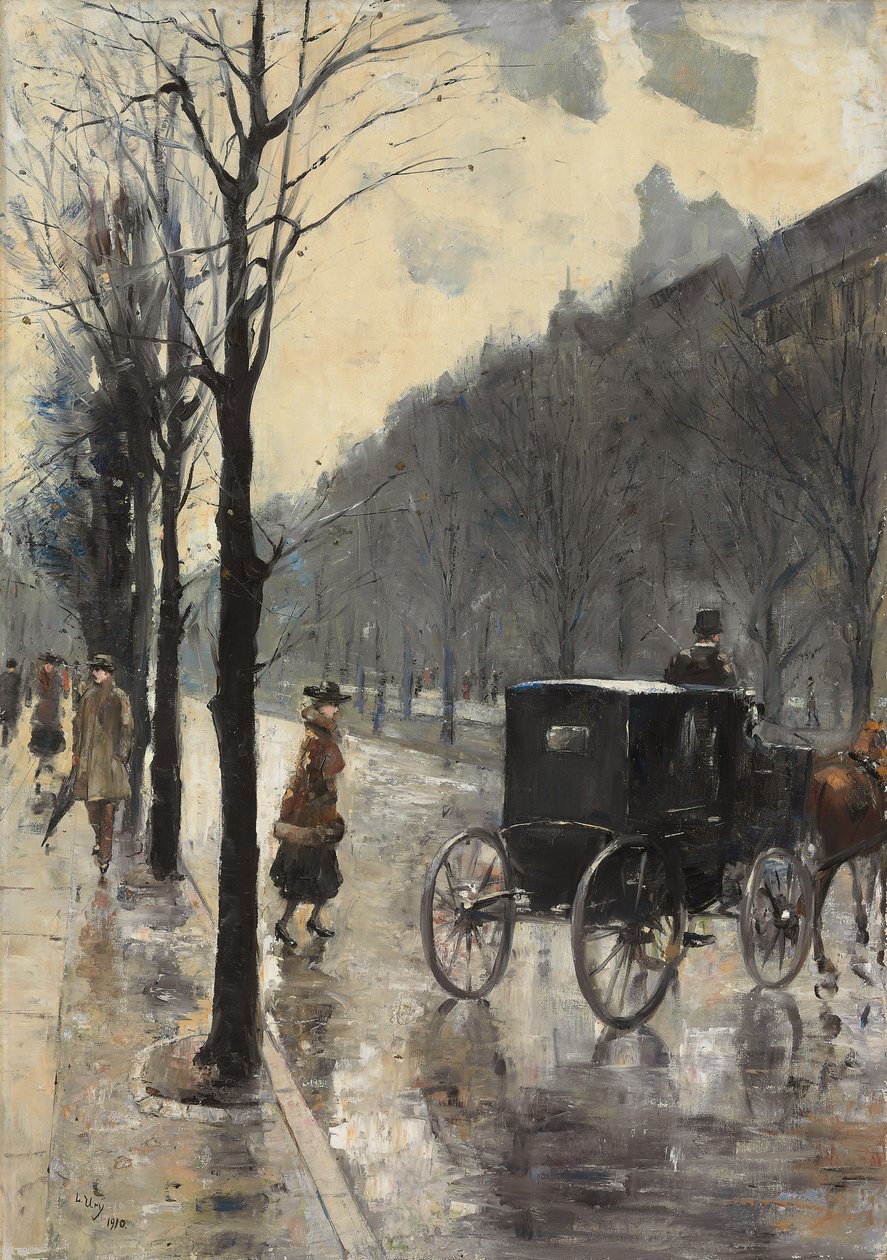 Kurfurstendamm Boulevard by Lesser Ury: Buy fine art print