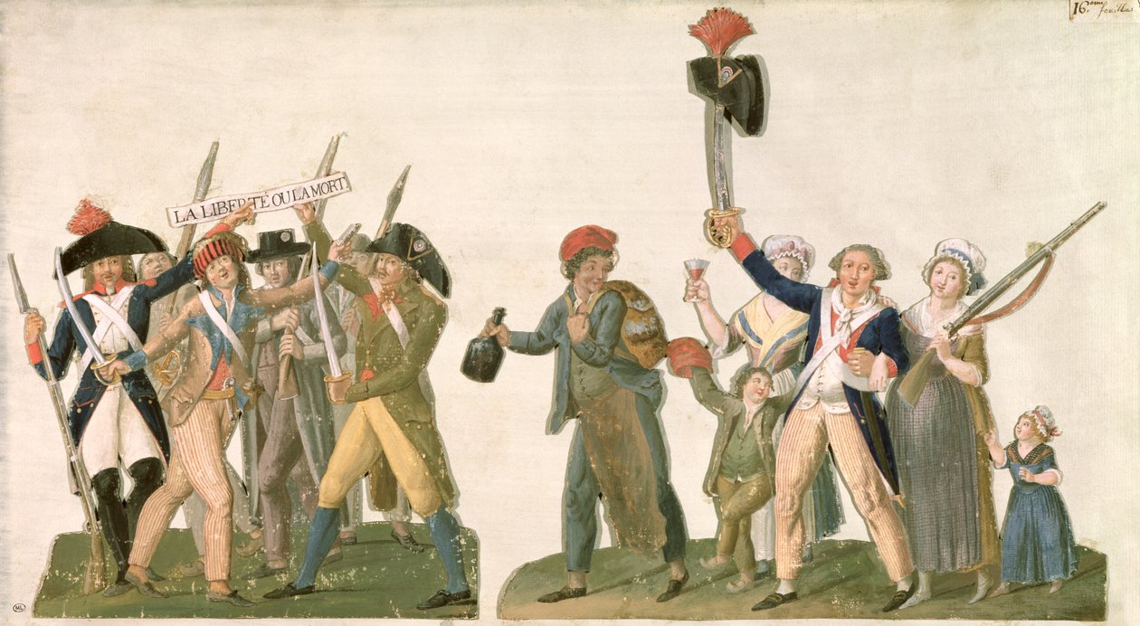 Cry of Liberty and the Departure for the Frontier, 1792 by Lesueur Brothers