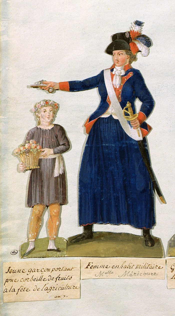 Theroigne de Mericourt (1762-1817) (detail) by Lesueur Brothers