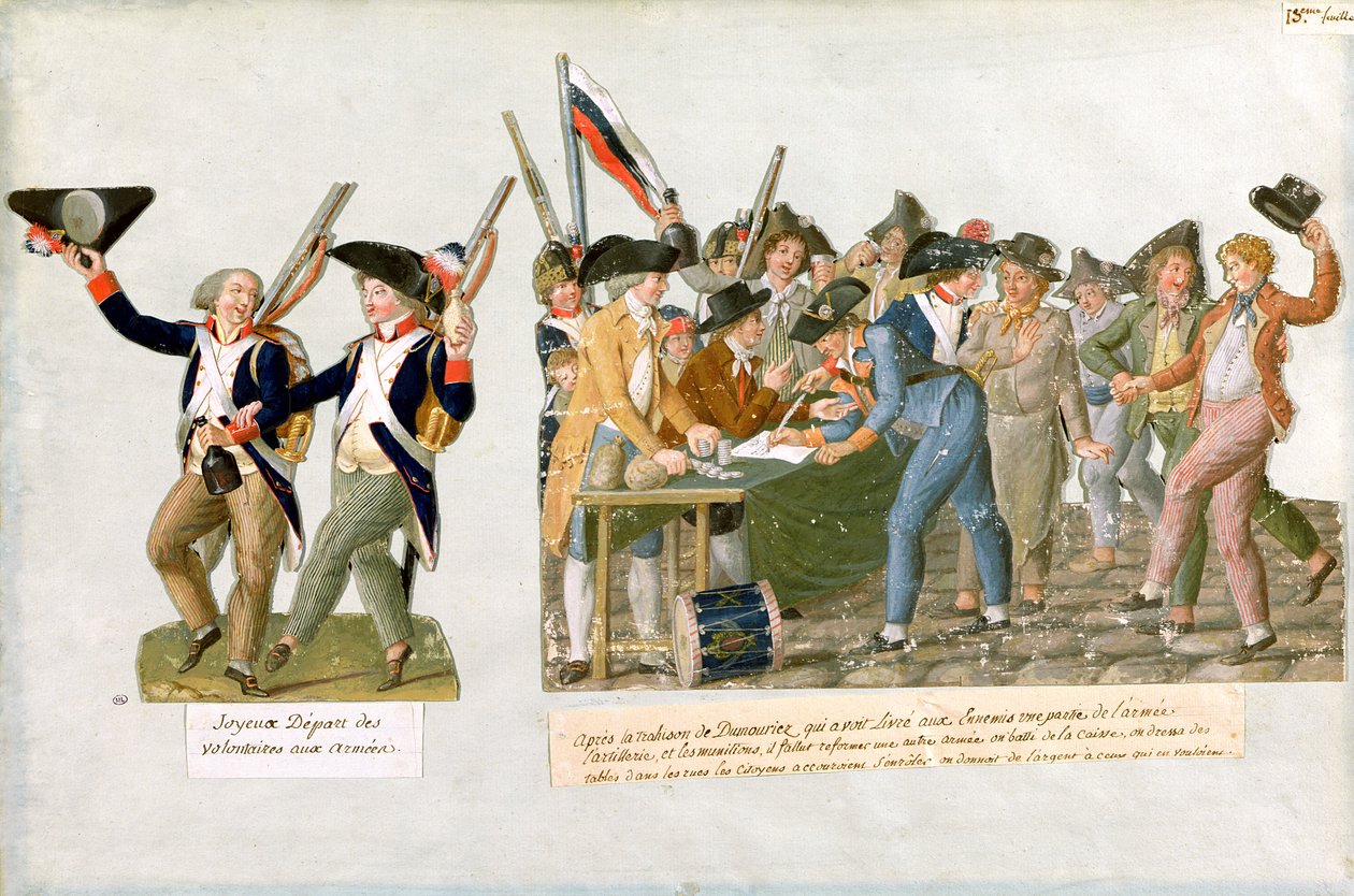 Happy Departure of the Army Volunteers by Lesueur Brothers
