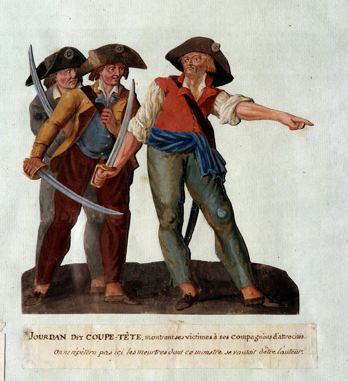 Representation of Mathieu Jouve Jourdan dit Jourdan Coupe-Tete by Lesueur Brothers