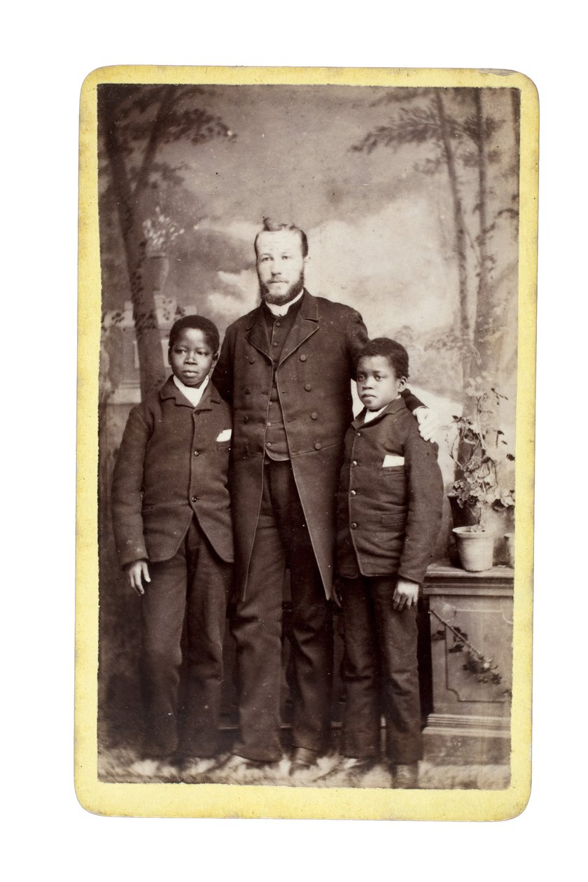 Kinkasa, 11 Years of Age, Nkanza, 8 Years of Age, Llnagollen, Wales, 1886 by Lettsome and Sons