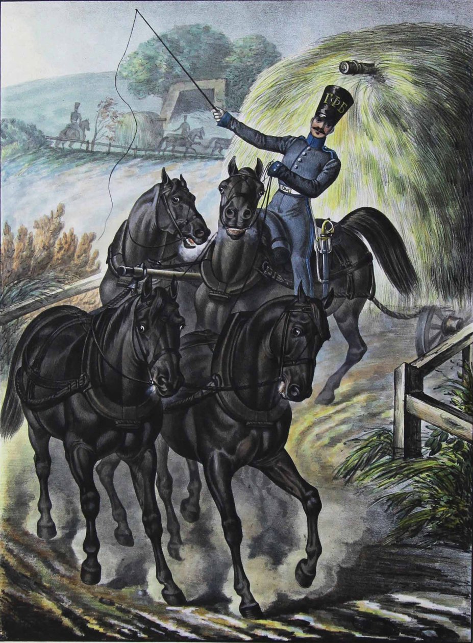 Soldier of the Guards Supply Train Brigade by Lev Alexandrovich Belousov