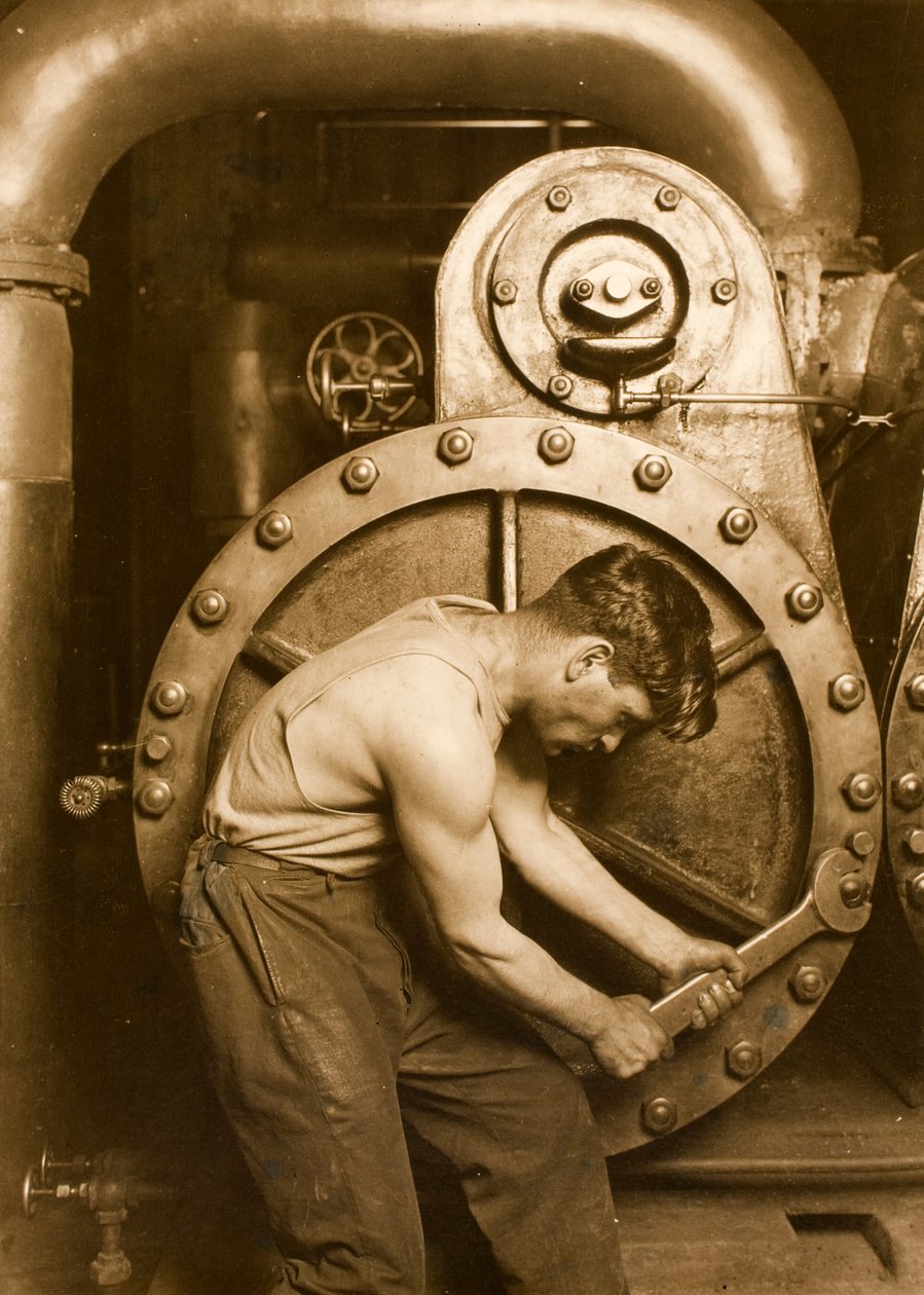Powerhouse Mechanic by Lewis Wickes Hine