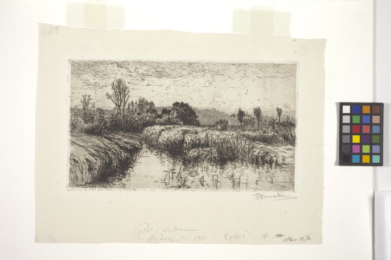 Afternoon In March, Schleissheim, Bavaria by Lewis Henry Meakin