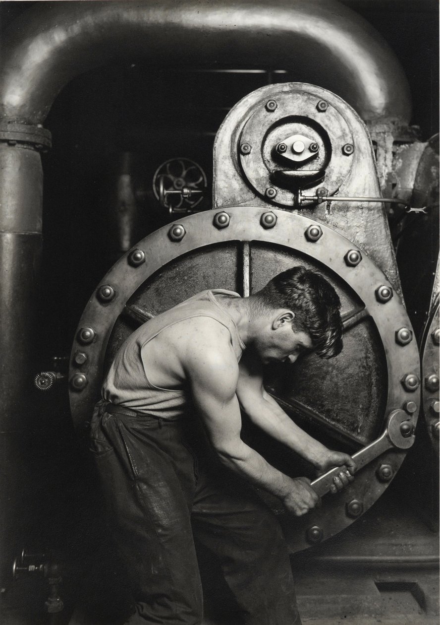 Power House Mechanic by Lewis Wickes Hine