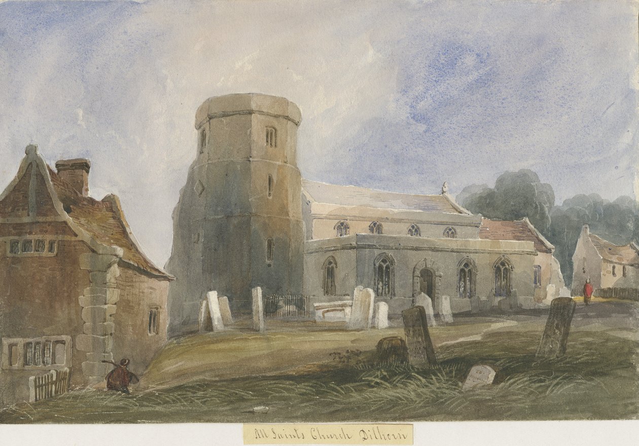 Dilhorne Church by Lewis John Wood
