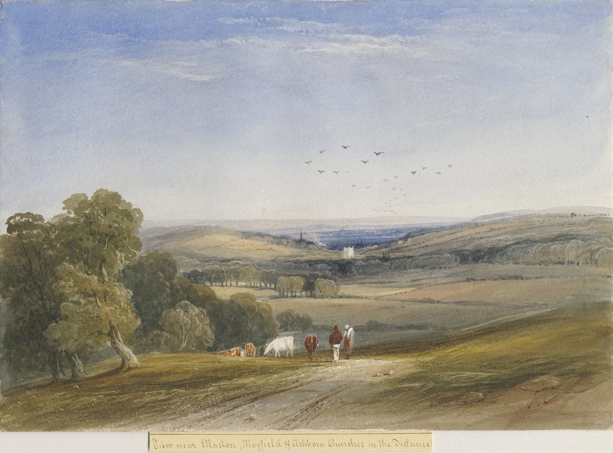 Ellastone Church by Lewis John Wood
