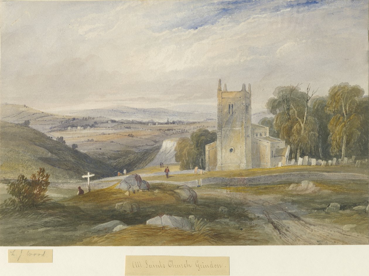 Grindon Church by Lewis John Wood