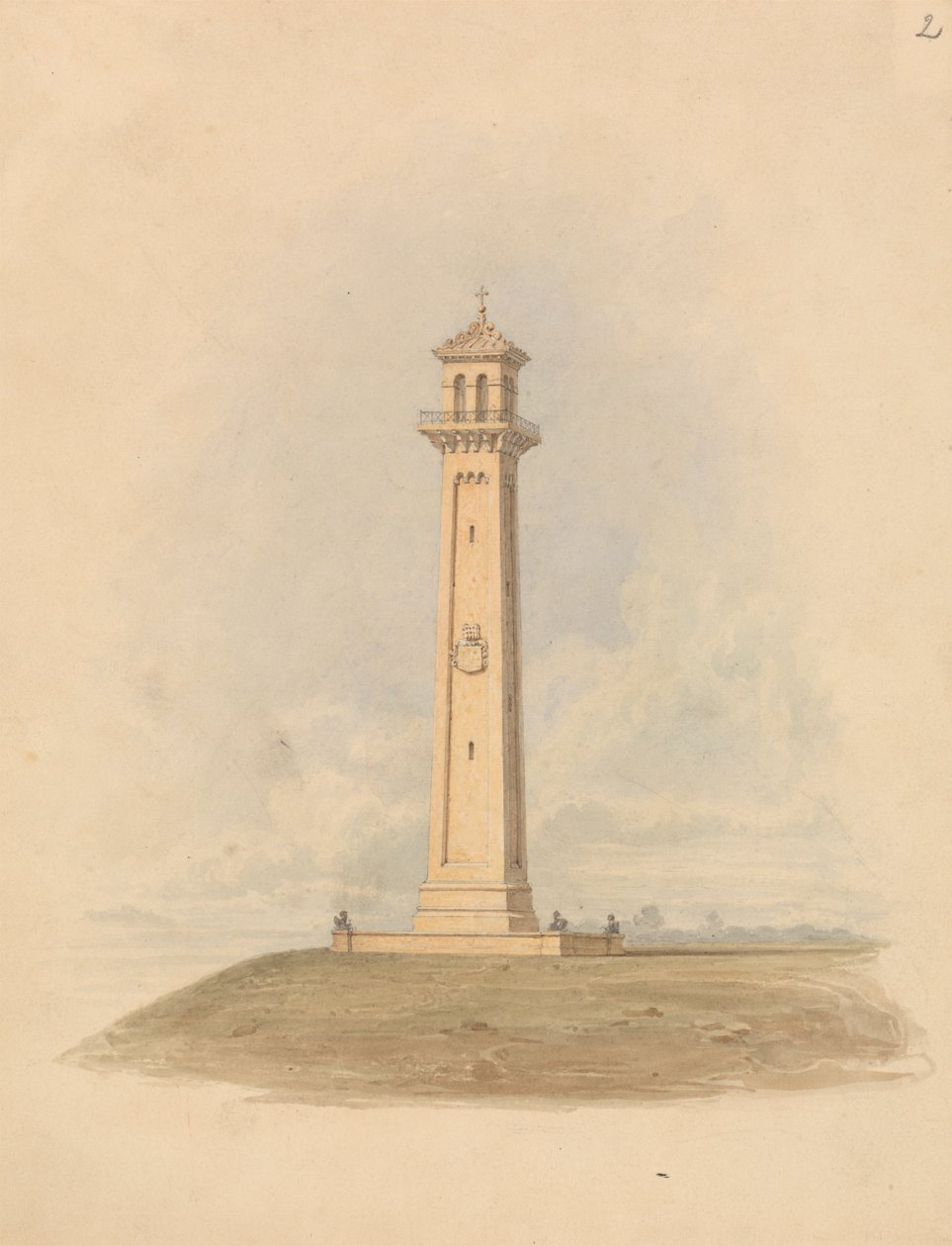Design for a Monument by Lewis Vulliamy
