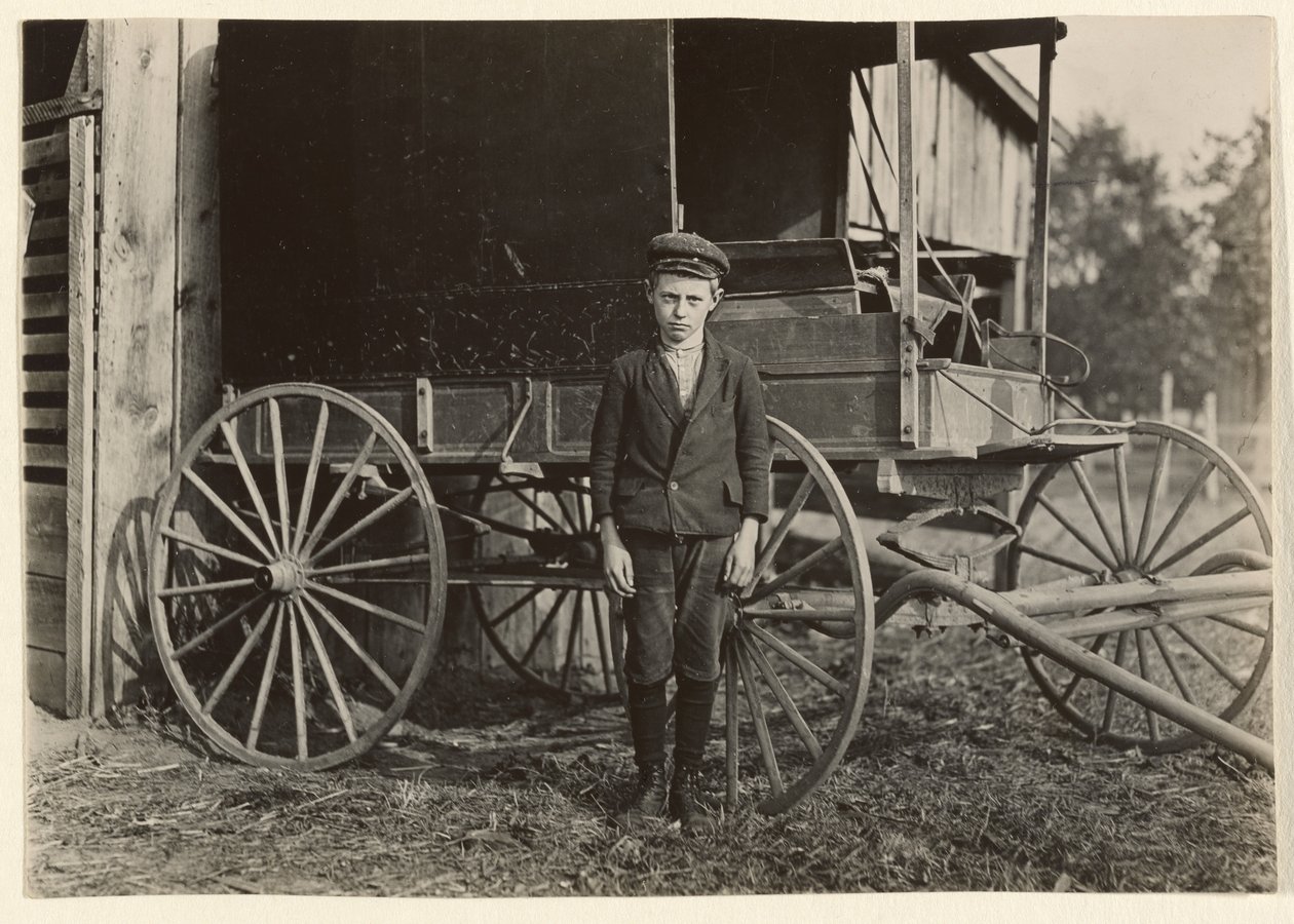 Orley Shrouce, 10 Years Old, 8 Ozark Mill, Gastonia, North Carolina by Lewis W. Hine