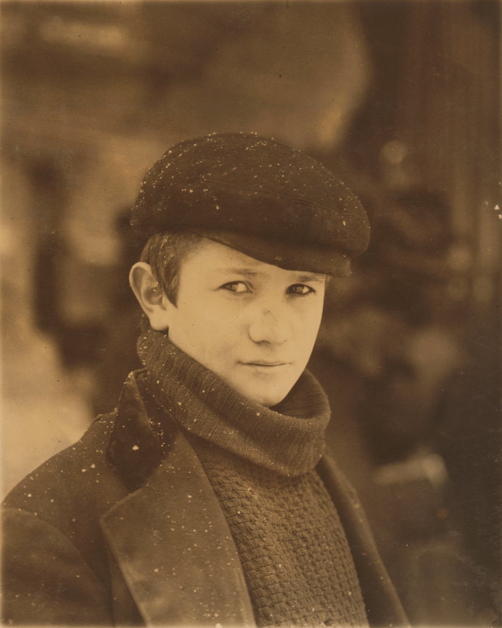 Head Newsboy, Utica, New York State by Lewis Wickes Hine