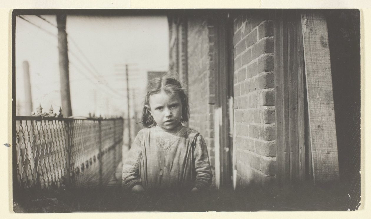Lilie Stainers, 7 years old. Atlanta, Georgia by Lewis Wickes Hine