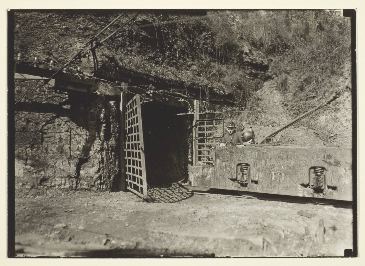 Motor for Coal Train, West Virginia by Lewis Wickes Hine