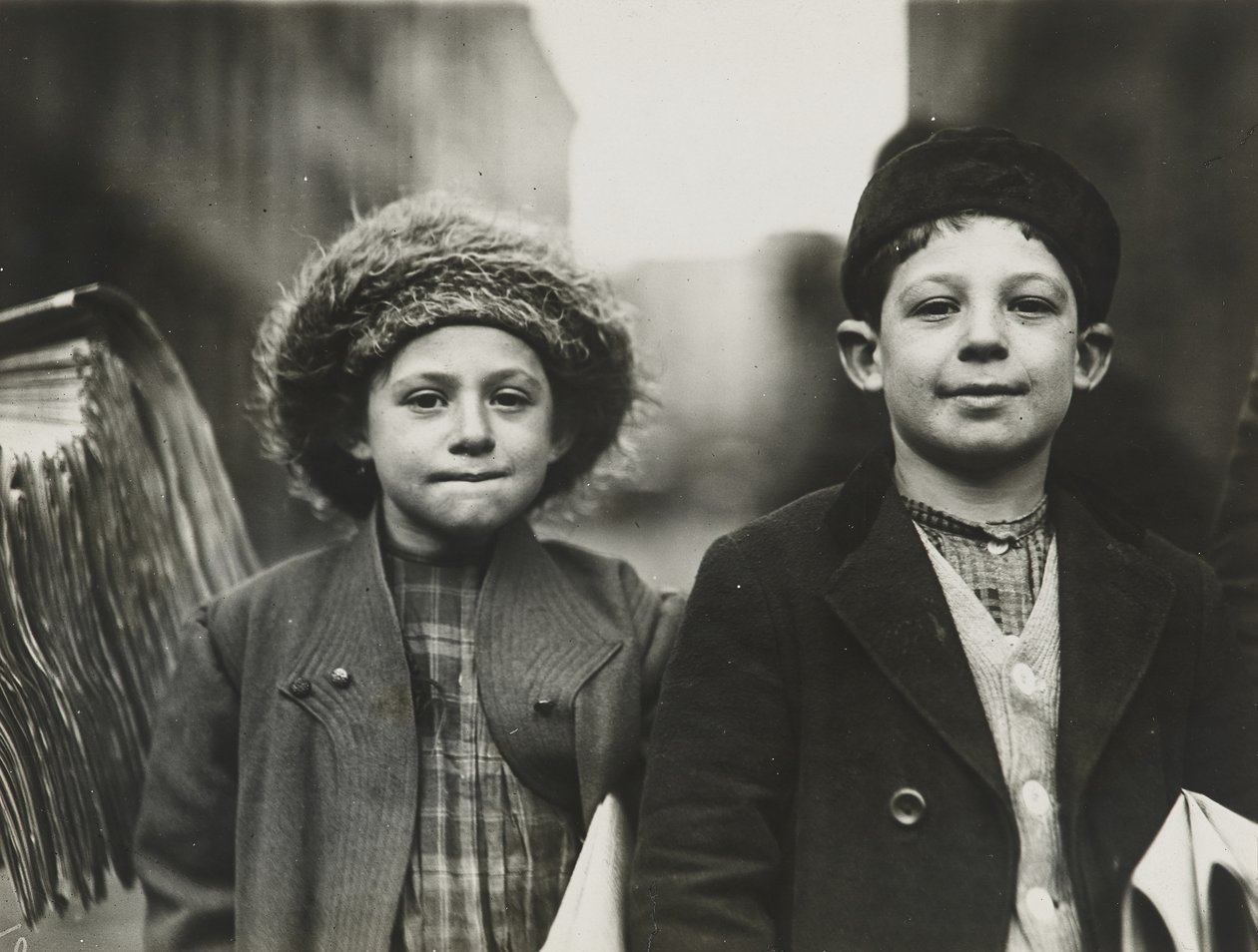 Newsies, Newark, New Jersey, December 1909 by Lewis Wickes Hine