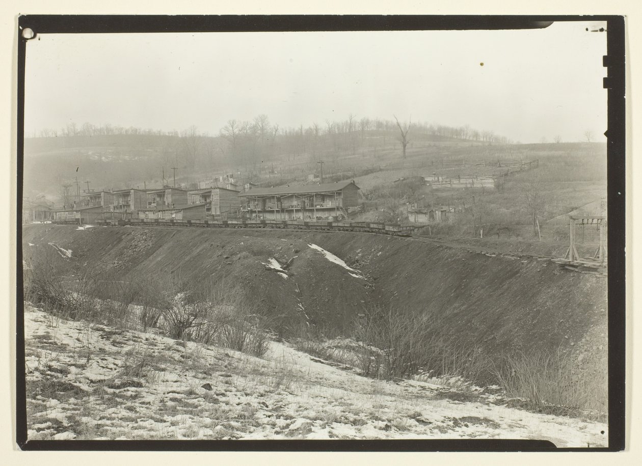 Row of Bachelor Shacks At Scott