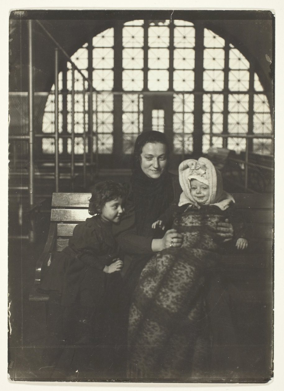 Russian Family, Ellis Island by Lewis Wickes Hine