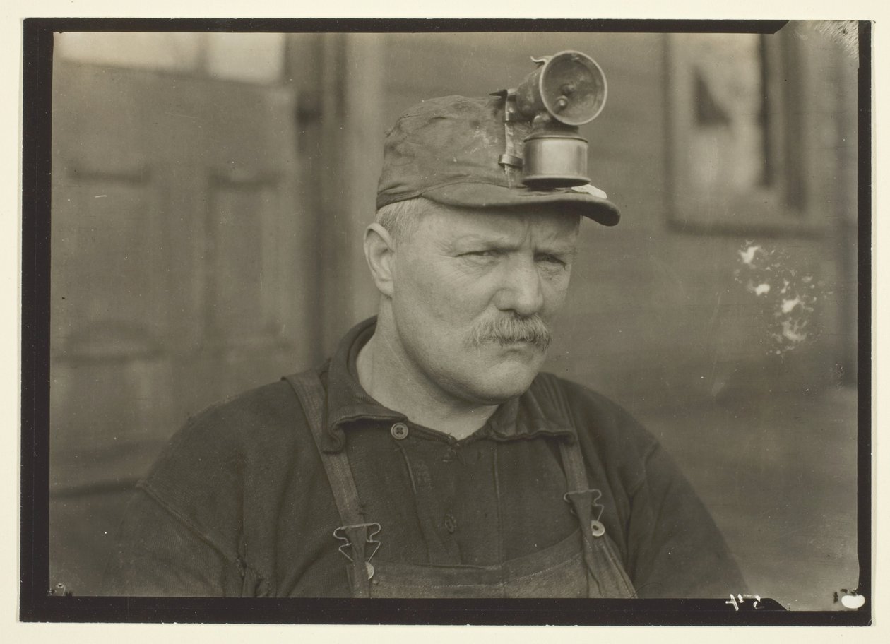 This Man, Scotch, Was Called The Poet Of The Mines, Eastern Pennsylvania Coal Mine by Lewis Wickes Hine