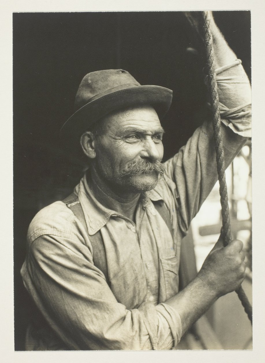 Untitled (Workman) by Lewis Wickes Hine