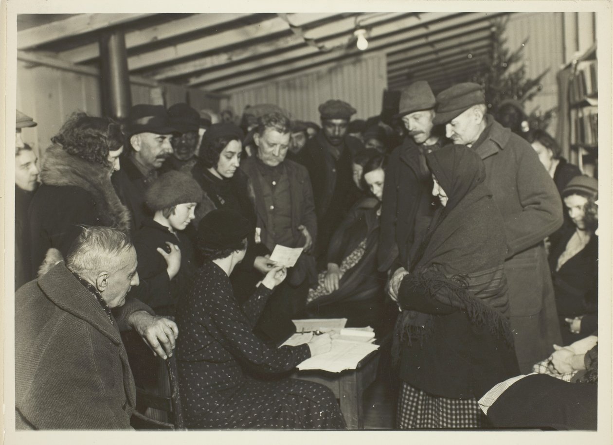 WPA Relief Checks Given Out To Unemployed Miners, Scott