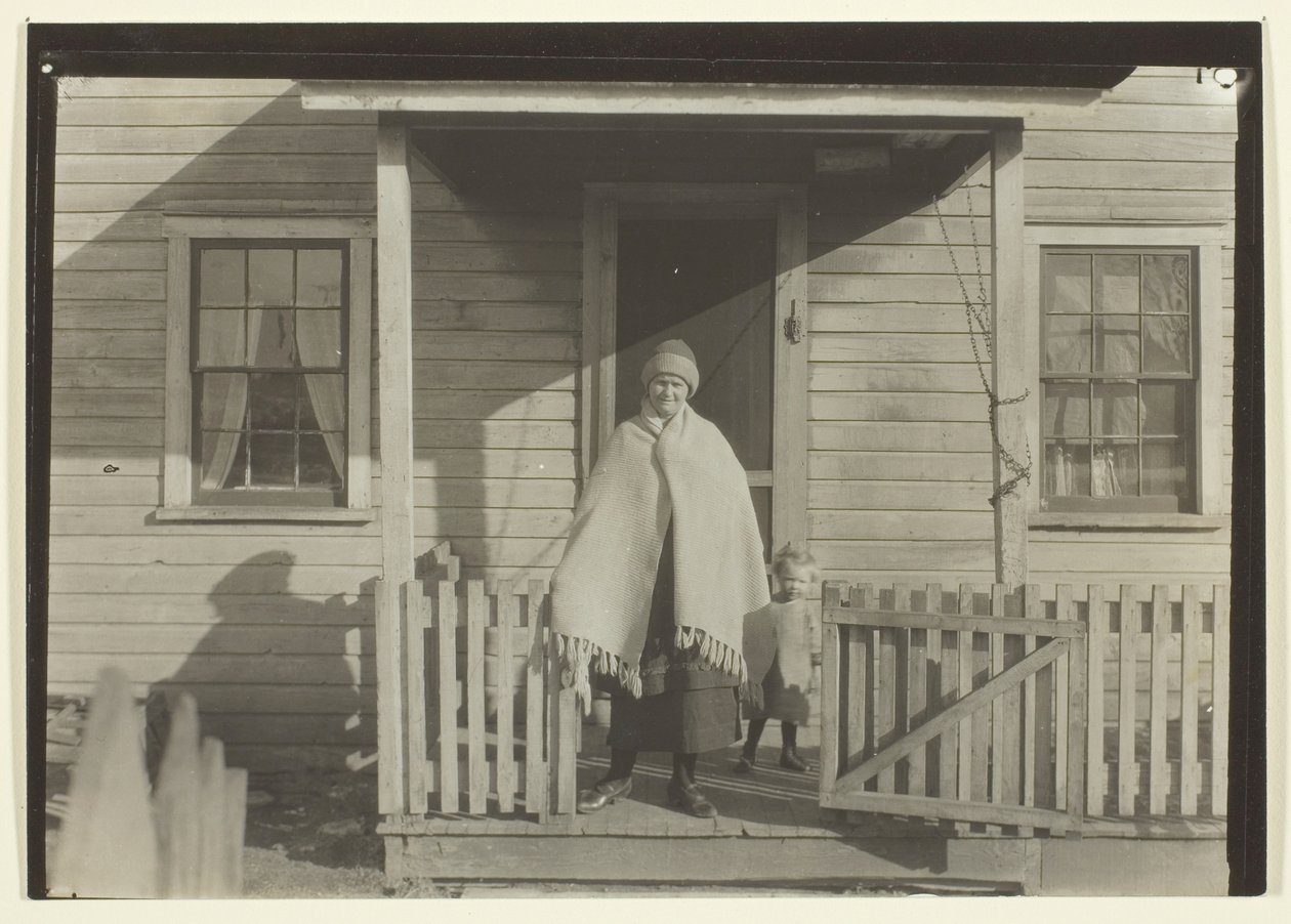 Wife, Child, and Home of Pennsylvania Coal Miner by Lewis Wickes Hine
