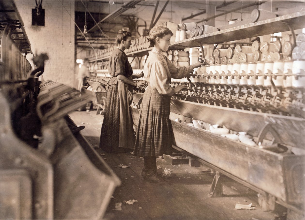 Women Working Despite Being Heavily Pregnant, at Globe Cotton Mill, Augusta, Georgia by Lewis Wickes Hine