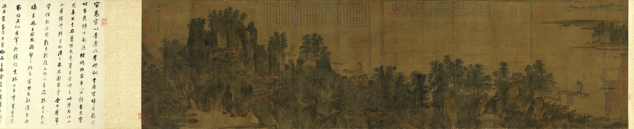 Intimate Scenery of River and Mountains by Li Tang