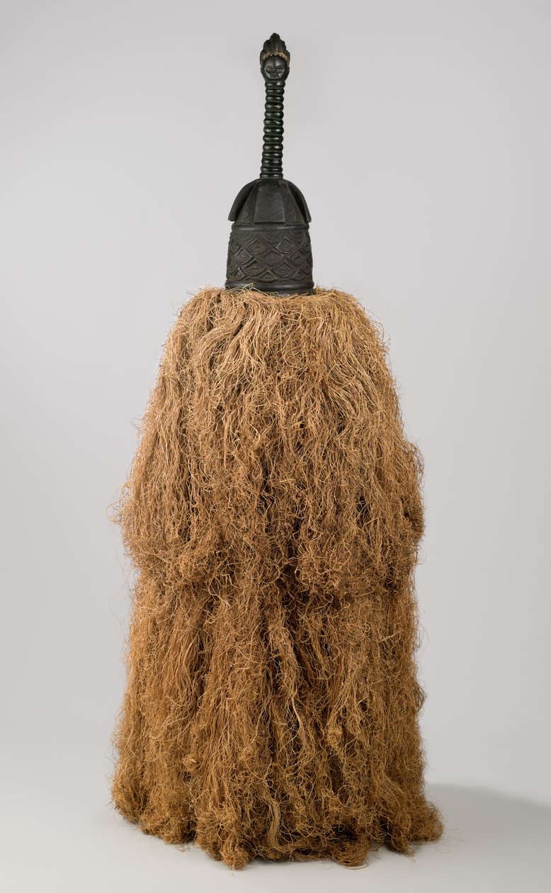 Helmet Mask (Gbetu) with Raffia Costume, Gola, 20th century by Liberian Liberian