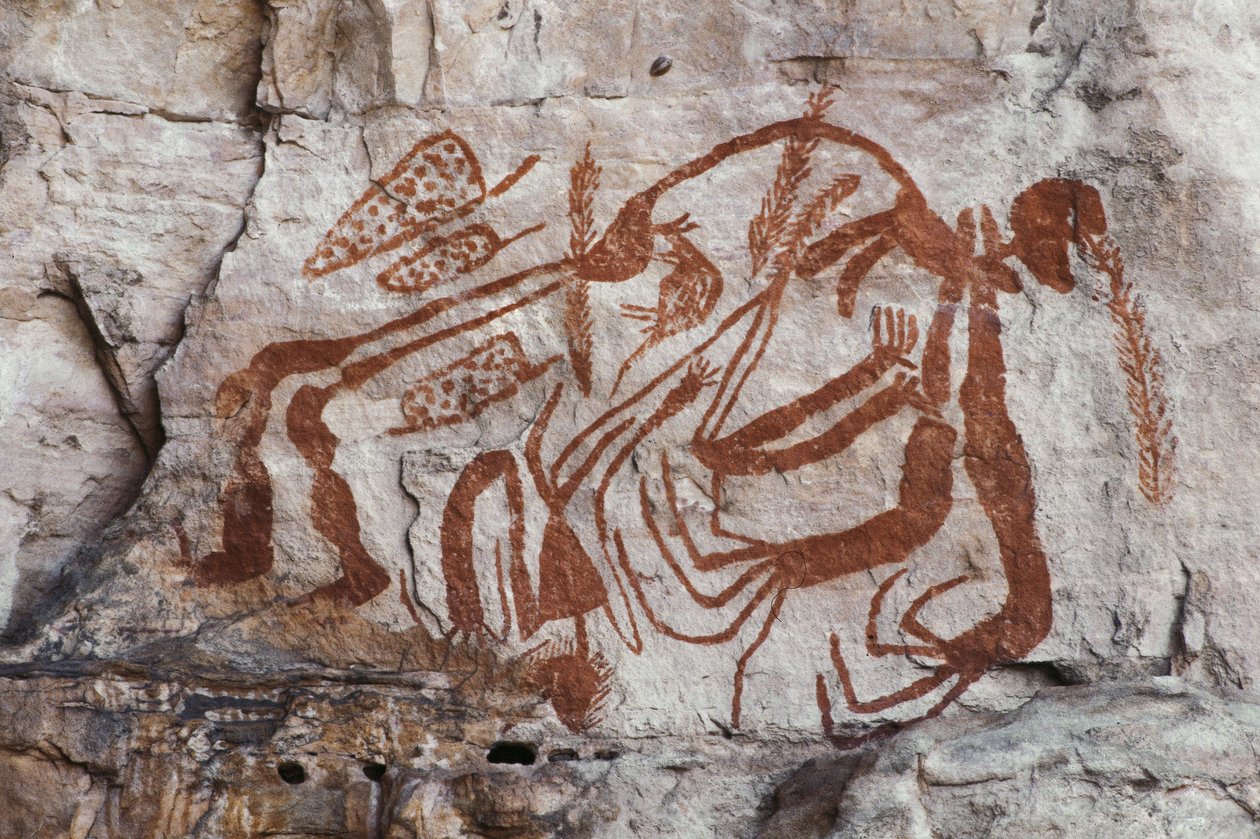 Aboriginal mythology, Burrunggui, Arnhem Land by Unbekannt Unbekannt