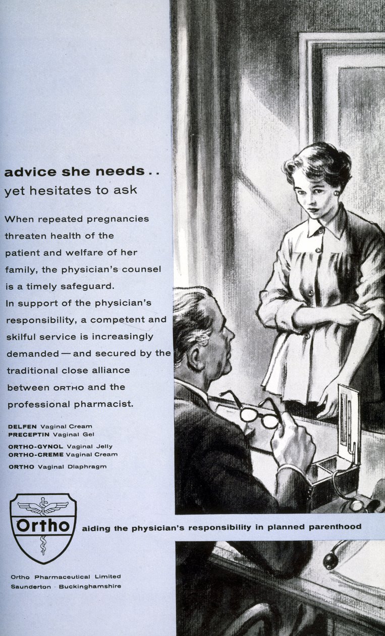 Female Contraceptive Advertisement: 