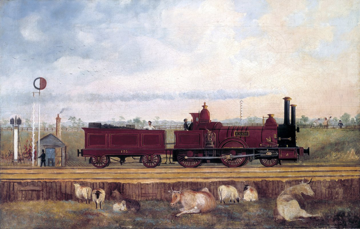 London & South Western Railway Locomotive No 126 by Unbekannt Unbekannt