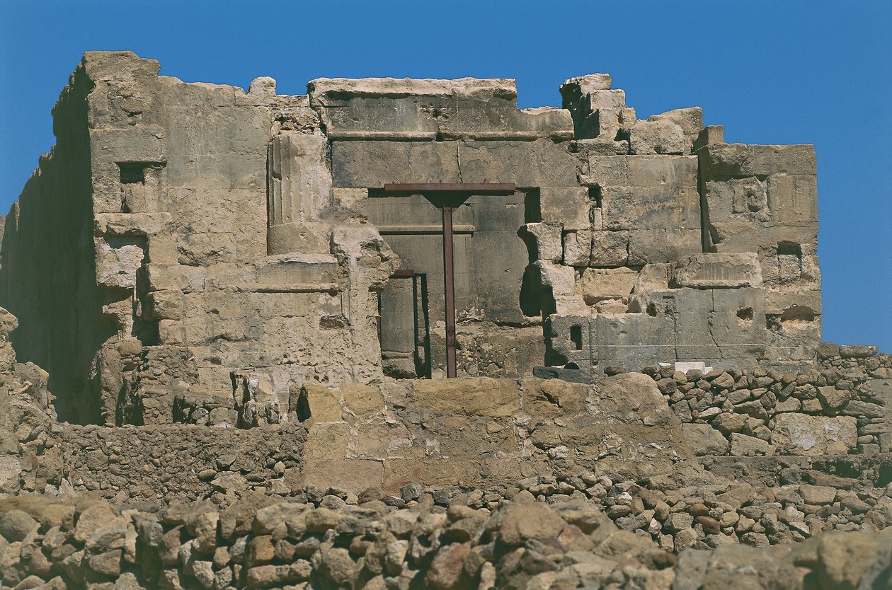 Ancient Aghurmi at Siwa (Siwah) Oasis. Temple of the Oracle or temple of Amon. 26th Dynasty, 664-525 BC by Unbekannt Unbekannt
