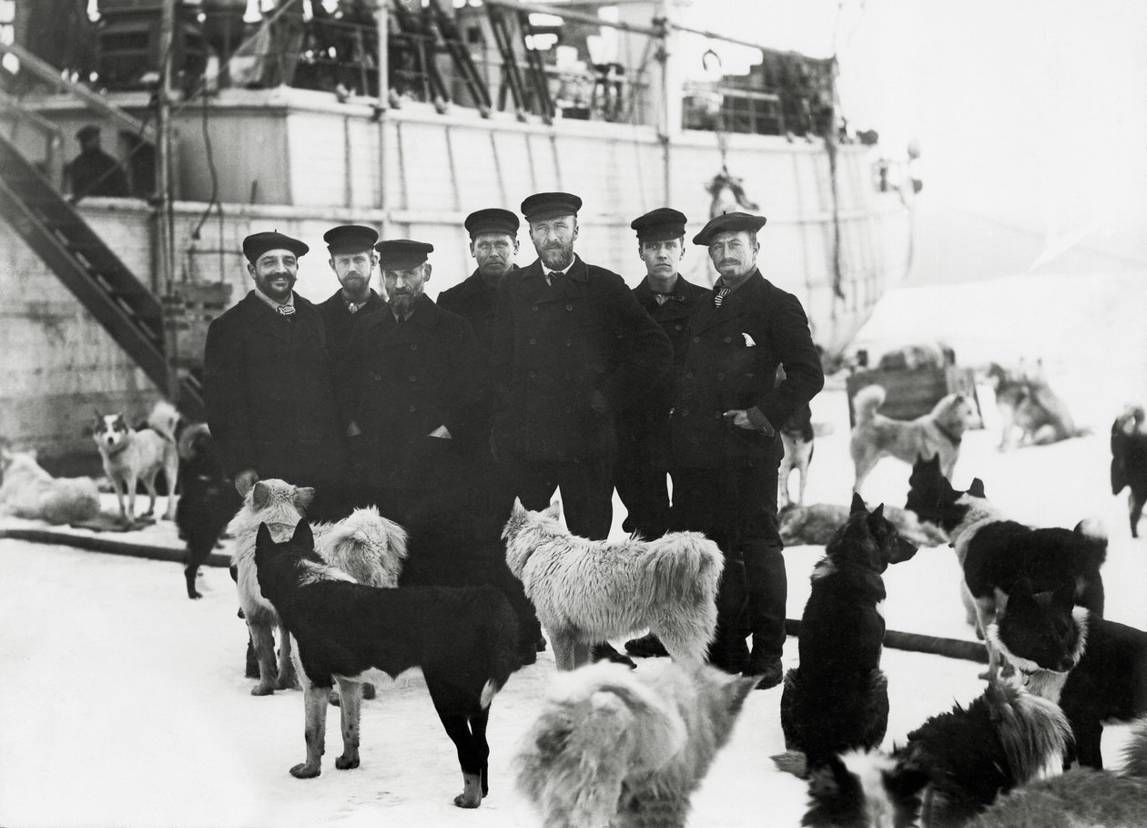 General staff of schooner Stella Polare by Unbekannt Unbekannt