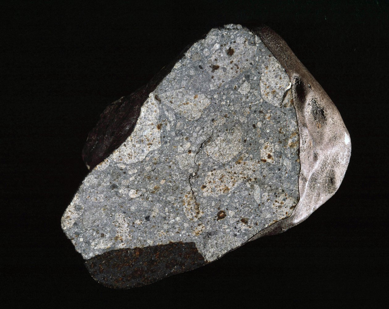 Meteorite found in the Dawn, fallen in 369 - Museum of Natural History, Paris by Unbekannt Unbekannt