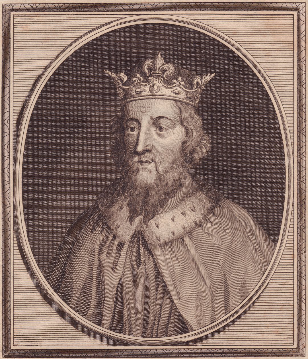 Portrait of Alfred the Great, King of Wessex by Unbekannt Unbekannt