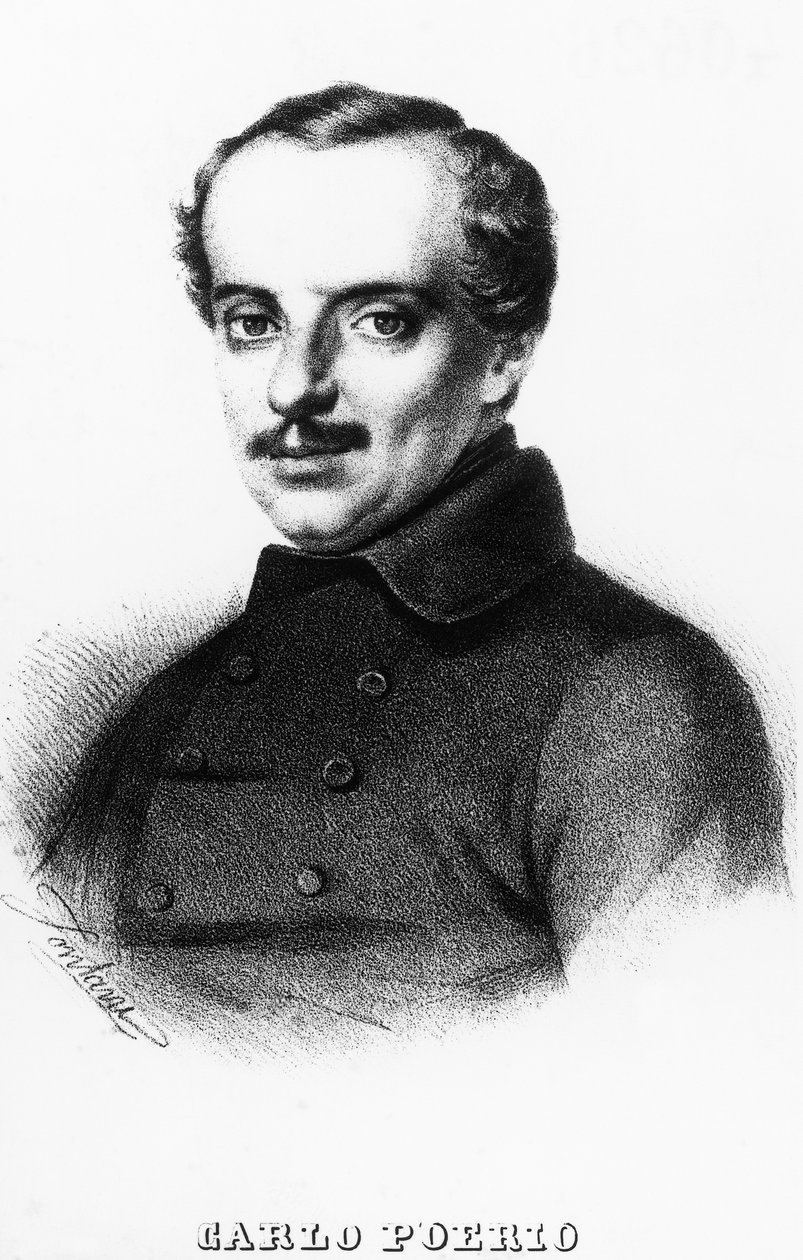 Portrait of Carlo Poerio (1803-1867), Italian patriot and politician by Unbekannt Unbekannt
