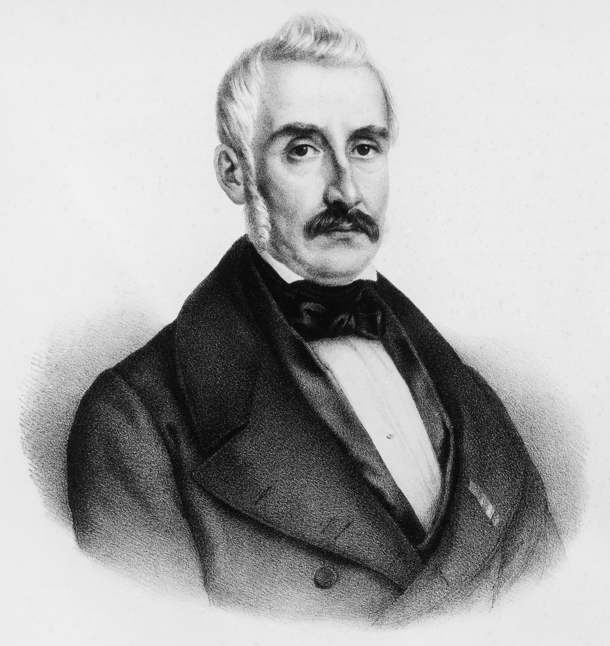 Portrait of Count Giovanni Baldasseroni, Italian politician and last Prime Minister of Tuscany, engraving by Unbekannt Unbekannt