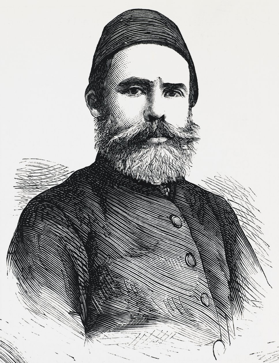 Portrait of Djevet Pasha, Interior Minister of Ottoman Empire by Unbekannt Unbekannt