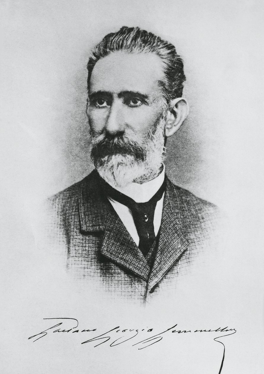 Portrait of Gaetano Giorgio Gemmellaro (1832-1904), Italian geologist, paleontologist, and politician by Unbekannt Unbekannt