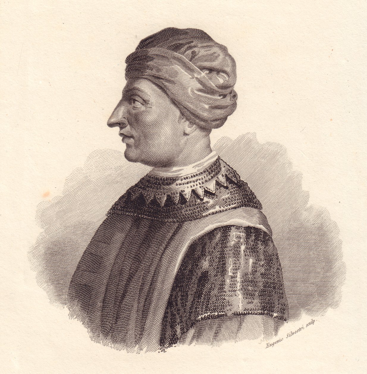 Portrait of Italian military leader Can Francesco della Scala also known as Cangrande I by Unbekannt Unbekannt