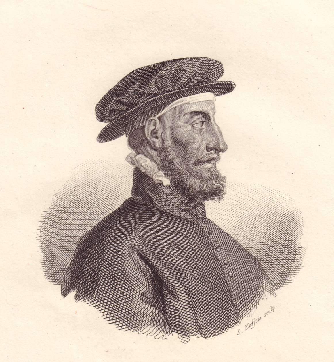 Portrait of Italian publisher and printer Paolo Manuzio by Unbekannt Unbekannt