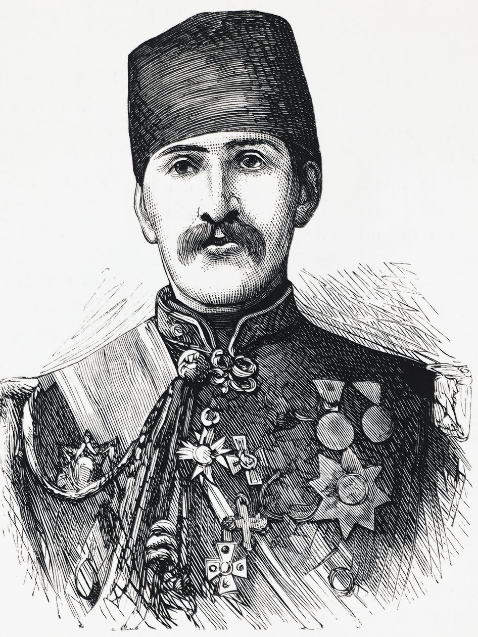 Portrait of Reuff Pasha, Minister of War of Ottoman Empire by Unbekannt Unbekannt