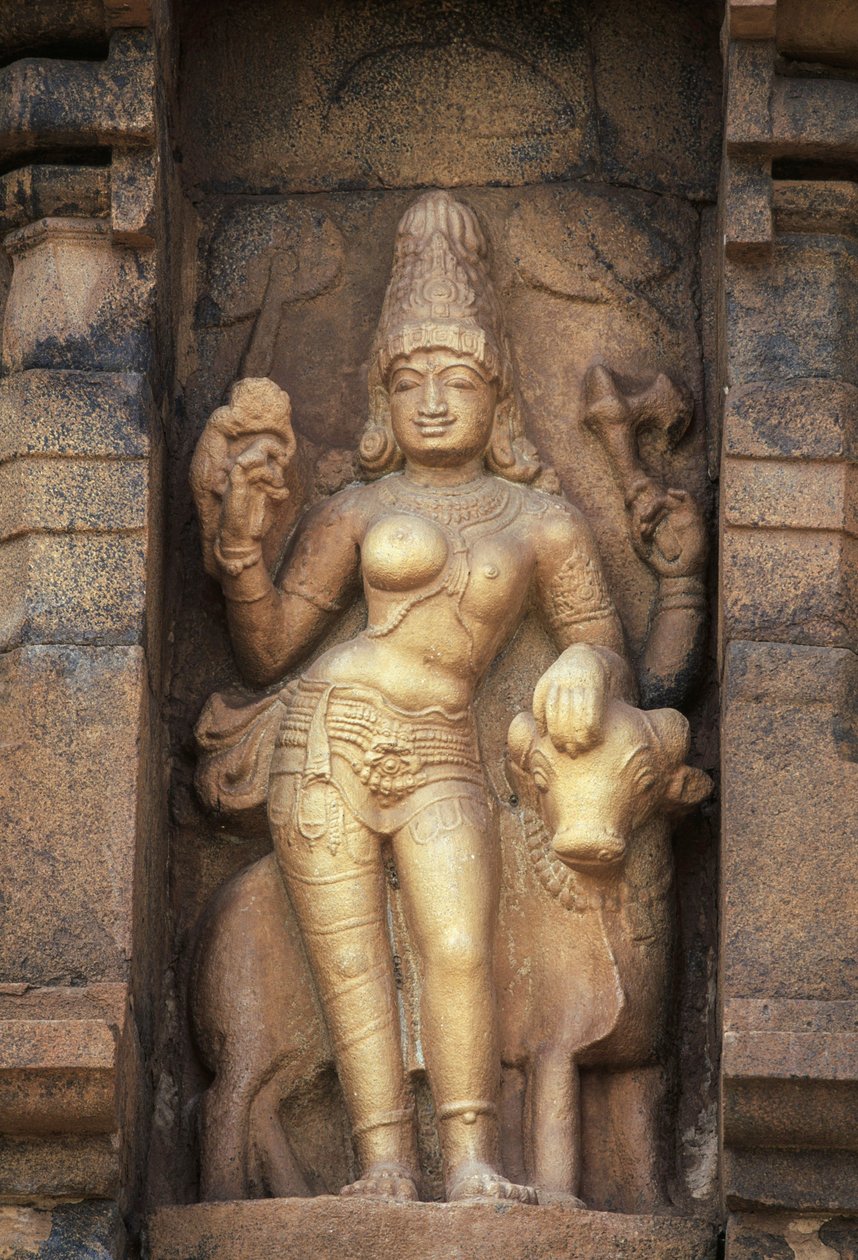 Relief Depicting Parvati, Brihadisvara Temple, Gangaikonda Cholapuram, Tamil Nadu, India by Unbekannt Unbekannt