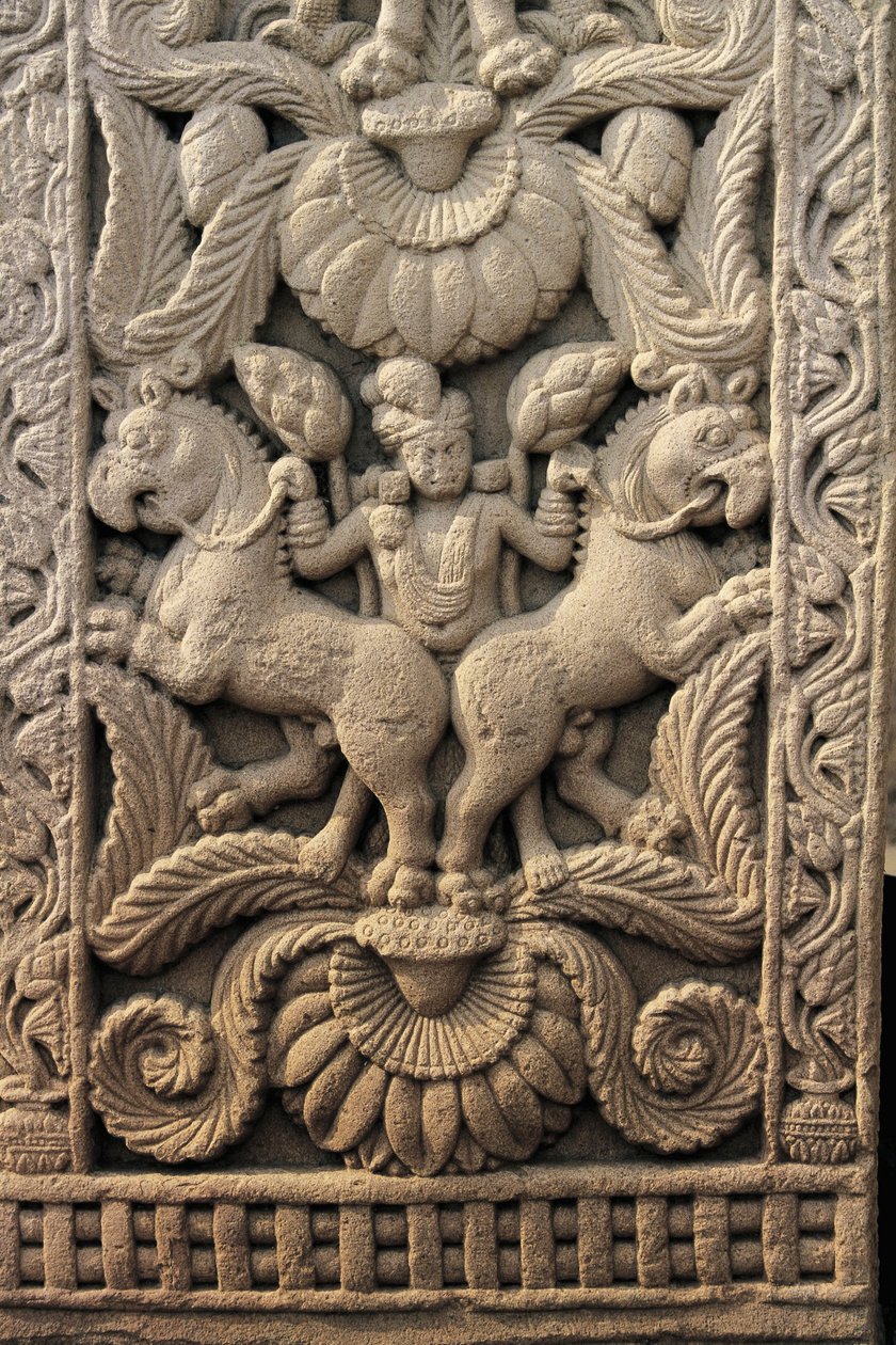 Relief on the Western Entrance, Great Stupa, Sanchi by Unbekannt Unbekannt