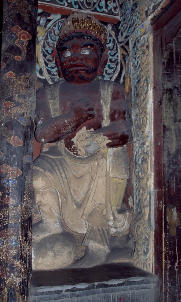 Sculpture from the Yungang Monastery, Near Datong, China by Unbekannt Unbekannt