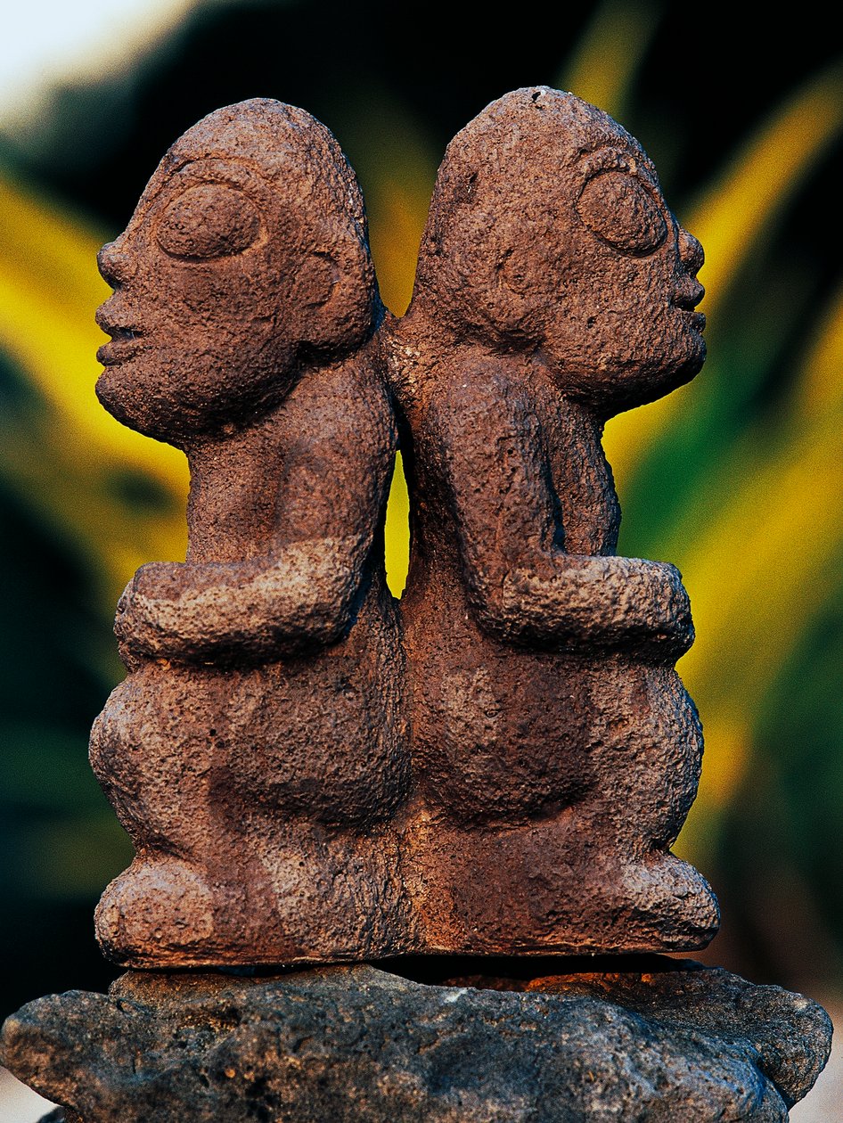 Tiki Gods, Marquesas Islands, French Polynesia by Unbekannt Unbekannt