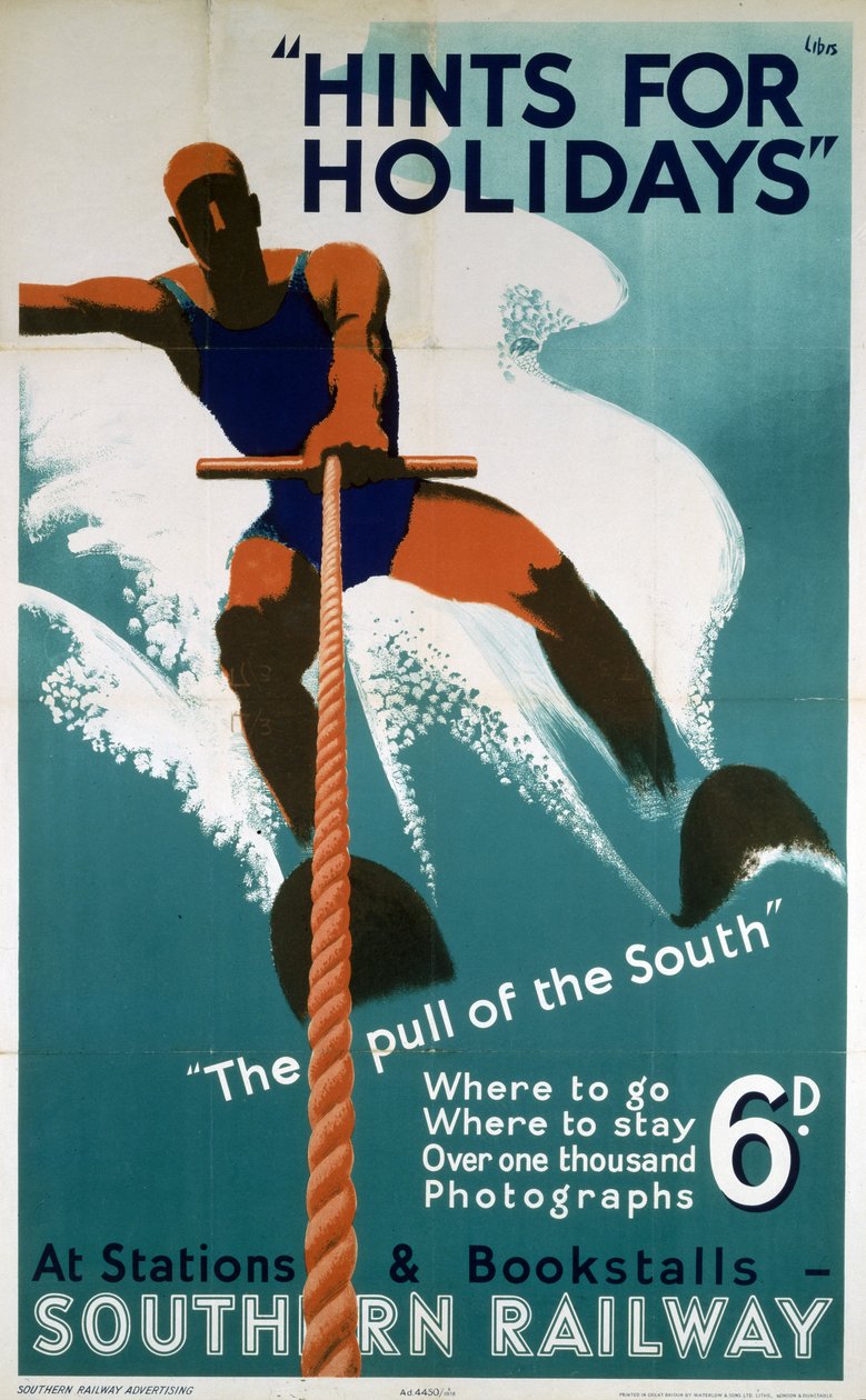 Hints for Holidays, SR Poster by Libis (1897 1985)